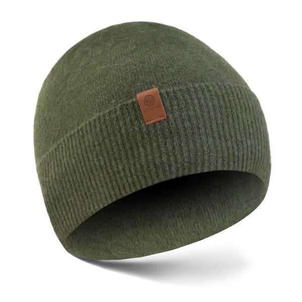 BCD-BK-02 Olive dammössa med vikbar passform vinter