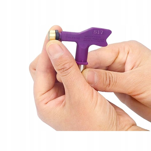 Rosfix mässingsmunstycksöppning med tätning för målningsenhet