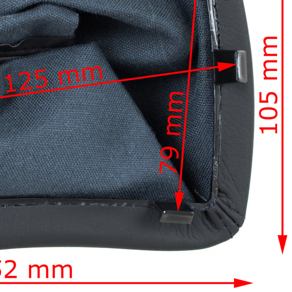 Mercedes Sprinter 906 06-13 gearknop sort med bælg og ramme sort 6-trins skema