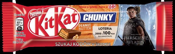 KitKat Chunky maapähkinävoi vohvelitikku maitosuklaassa 42 g