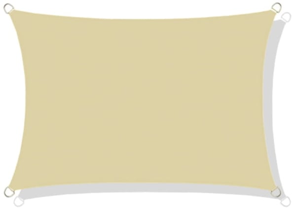 Vandtæt solsejl Codura 3x2m beige