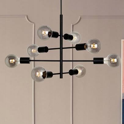 Loftlampe lysekrone hængende stue køkken sort værelse loft moderne