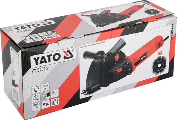 seinän roottori 1700W, 125MM - YT-82015