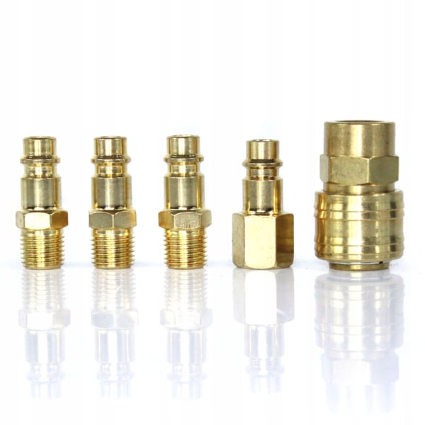 Hurtigkoblingssats 1/4" 5 stk