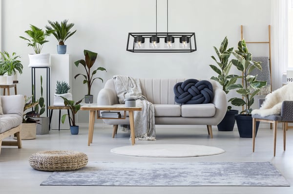 HÄNGANDE LAMPBUR ELEGANT METALL LAMPSKÄRM
