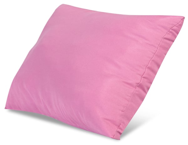 Pude 70x80 cm antiallergisk mikrofiber pink silikone