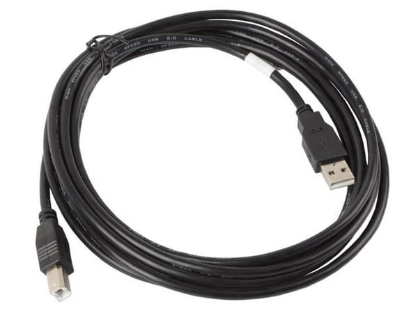 Lanberg AM-BM USB 2.0-kabel 1,8 m svart