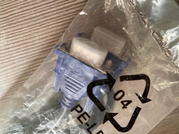 D-SUB VGA-VGA skærmkabel 1,5M FULL HD-kabel