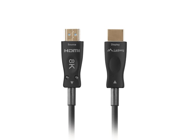 Lanberg M/M v2.1 HDMI-kabel 10m 8K svart optisk AOC
