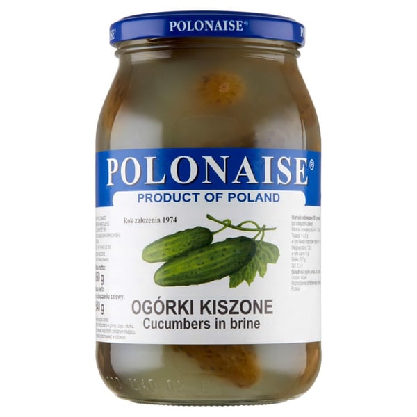 Polonaise-marinoituja kurkkuja 850 g