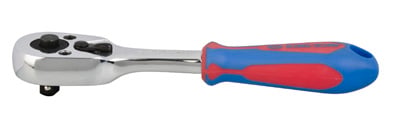 1/4" RÄIKKÄ PAINONAPILLA 140 MM, 45 HAMMASTA, KUMIKAHVA - KY2766-55G 1/4" RÄIKKÄ PAINONAPILLA 140 MM, 45 HAMMASTA, KUMIKAHVA - KY2766-55G