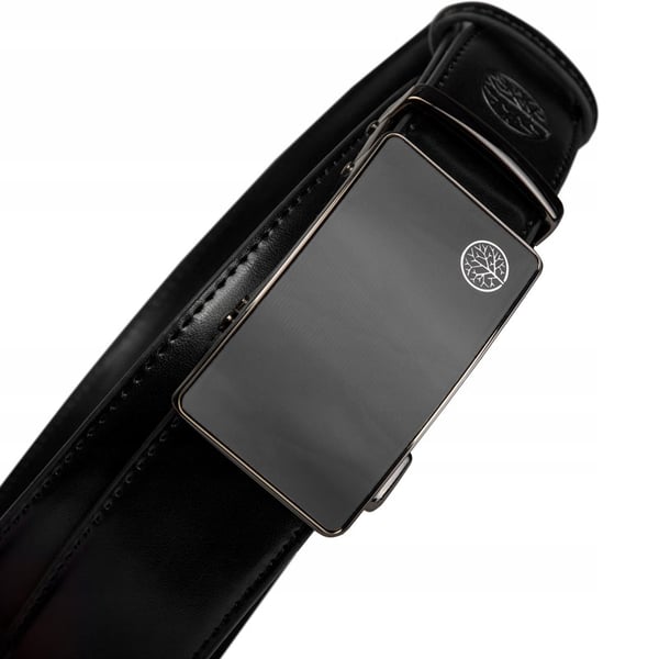 C35-KO BLACK 125 ELITE herrskinnbälte svart