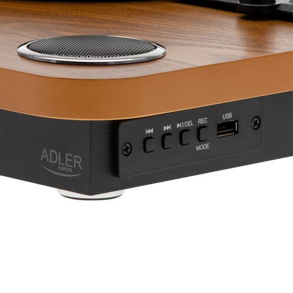 Adler Bluetooth skivspelare i trä AD1914E