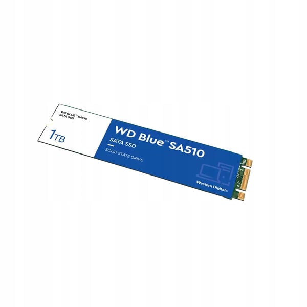 WD Blue SA510 1TB M.2 SATA 2280 SSD-disk (560/520 MB/s) WDS100T3B0B