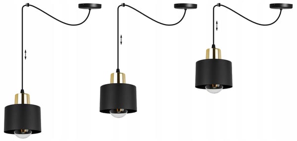MODERNI KATTOVALAISIN MUSTA LED-VALAISIN