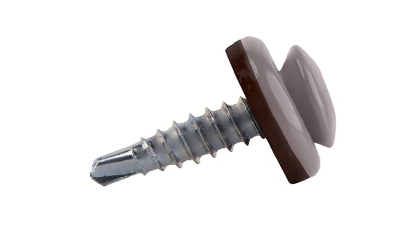 Landmandsskruer GTF02P Panhoved 4,8x20mm RAL 9007