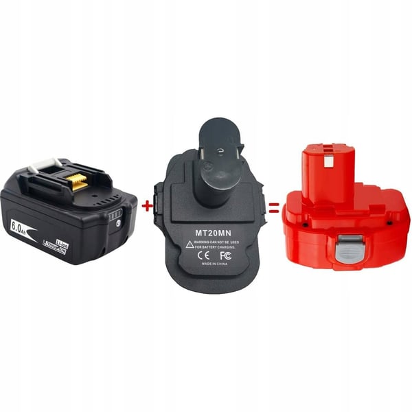 Makita 18V NiCd och NiMh adapter för 18V batterier MT20MN