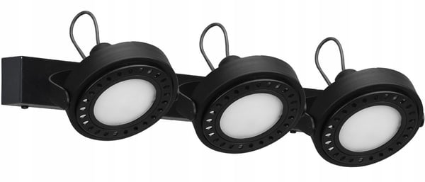 LED-kattovalaisin GU10 3x9W LED