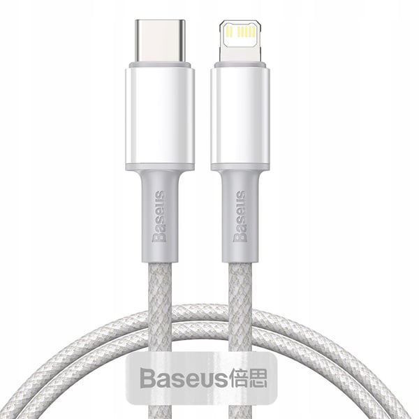 Baseus catlgd-A02 USB-C / Type-C - Lightning / iPhone 2m kabel med 20W PD hurtigopladning understøttelse