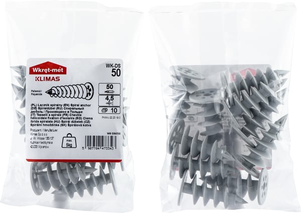 Spiralforbindelse til polystyren WK-DS050