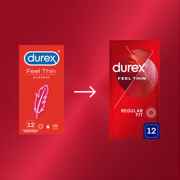 Durex Feel Thin Classic 12 st. kondomer