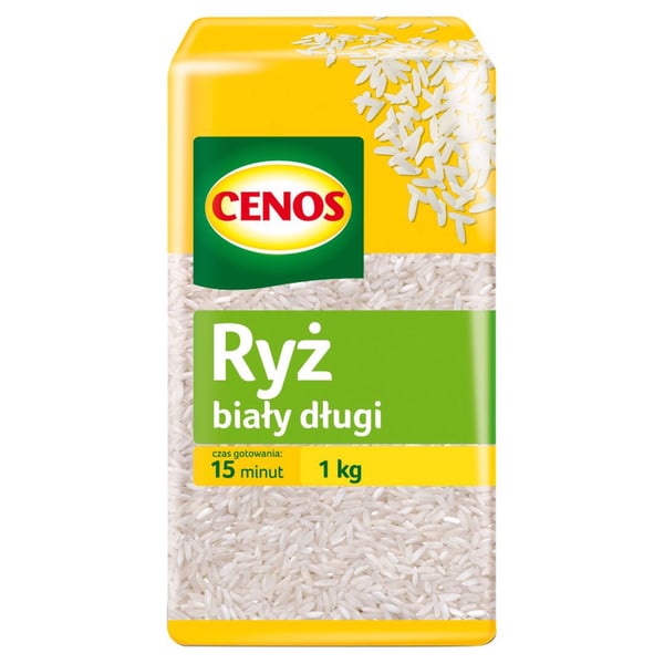 Cenos Pitkä Valkoinen Riisi 1 kg