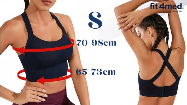 Sportbh fitness träningstopp dam L mjuk och bekväm
