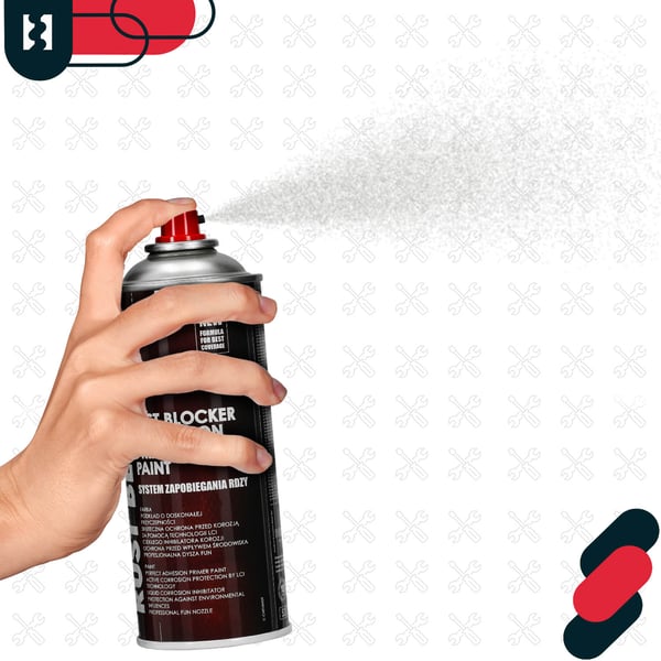 KOTARBAU® Rostsprøjtemaling til metalindhegning og portaler lysegrå RAL 7035 400 ml