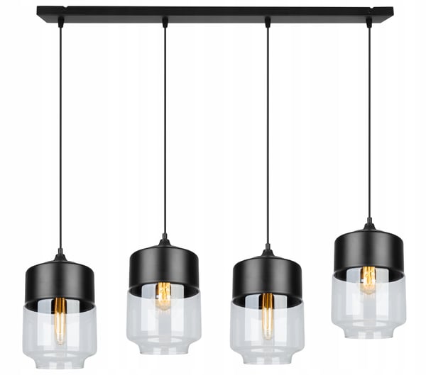 HÆNGENDE LOFTSLAMPE, GLASPLAFON, LED-LAMPE