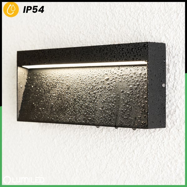 Ulkopuutarhavalaisin, Julkisivuseinävalaisin, 6 W LED IP54, PIVAR LUMILED