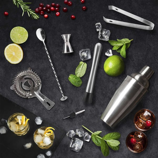 Mixology bartenderset stål