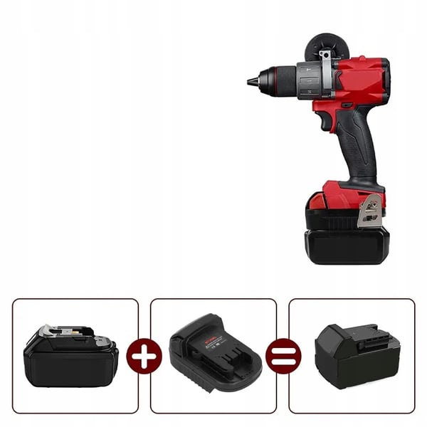 Makita 18V til Milwaukee 18V batteriadapter/konverter (MT20ML)