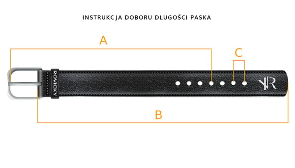 Herrbälte i läder RPM-14-115-SPL-6639 Svart