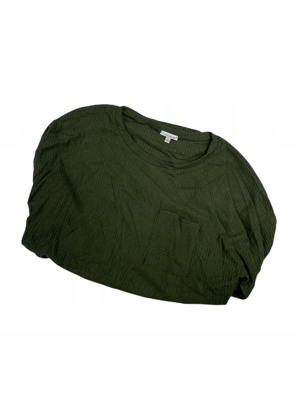 Grön designerblus Vit björk S