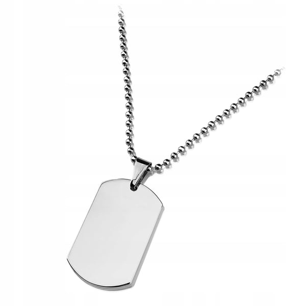 BN-01 SILVER ETERNITY halsband med hundbricka