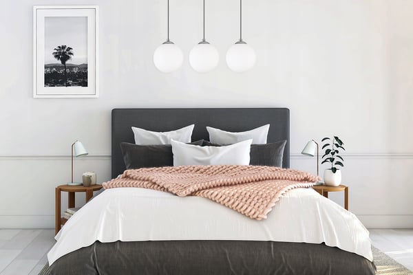HÆNGENDE LOFTLAMPE, PLAFON, KUGLE, GULD, KROM, LED
