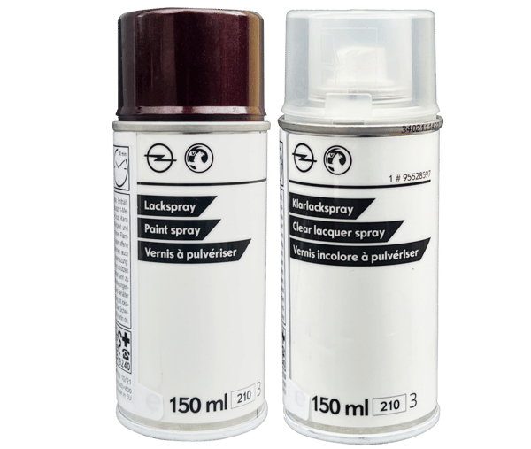 Originalfärg för OPEL Z50N Set 2x150ml Spray Samtrot Met.