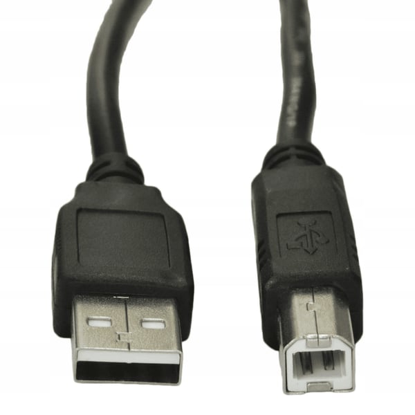 Lanberg AM-BM USB 2.0 Kabel 5m Sort