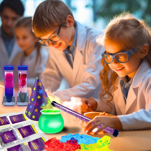 Kreativ magiska experiment set för barn lek och utbildning