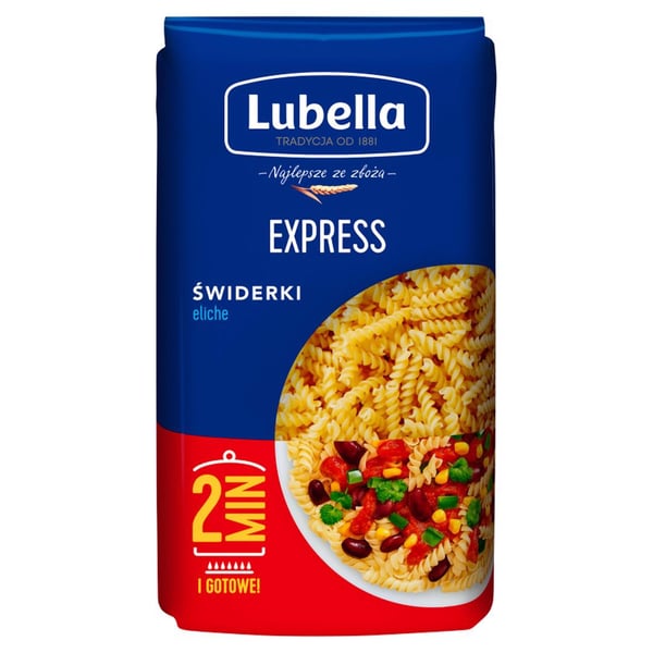 Lubella Express -spiraalipasta 400 g Lubella Express -spiraalipasta 400 g