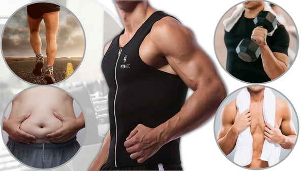 FIT4MED neopren T-shirt fitnessbælte