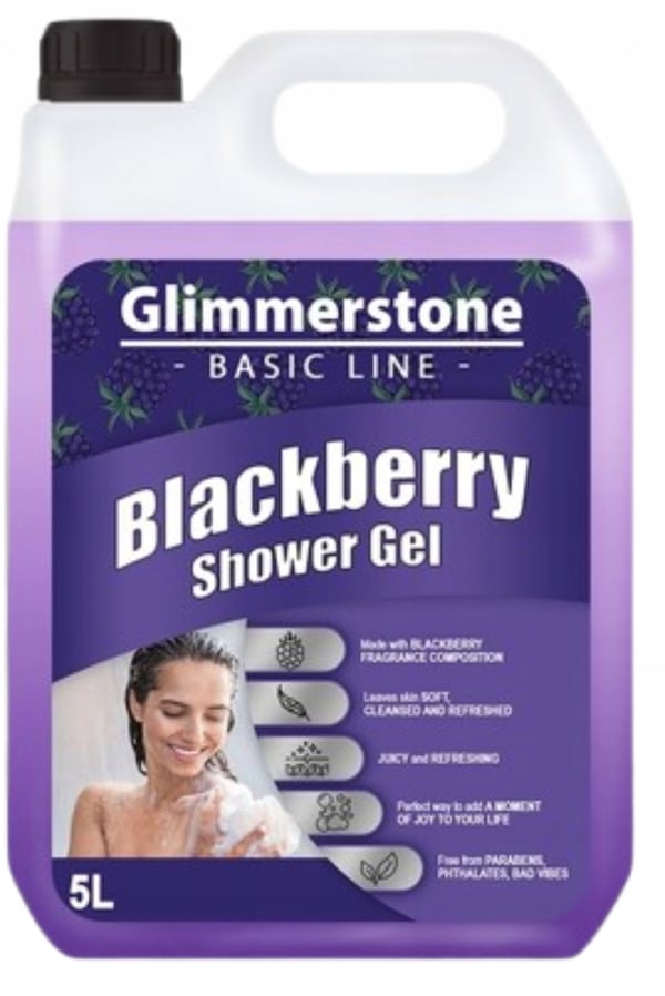 Blackberry duschgel 5L svart