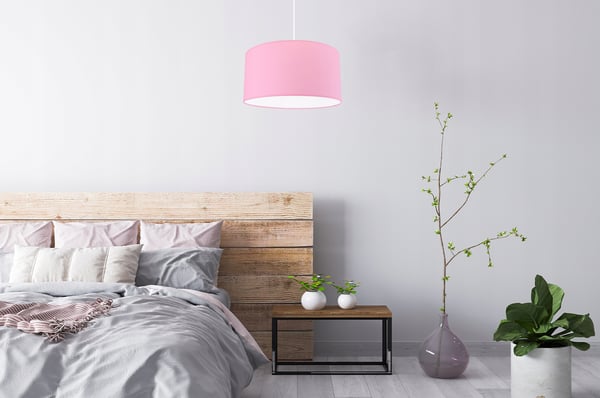 LAMPSKÄRM FÖR GOLVLAMPA ROSA 40 CM