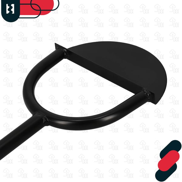 KOTARBAU® Græsplæneskærer, halvrund, forstærket, 23 cm, stålskaft, 113 cm