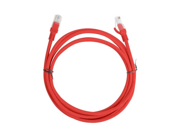 Lanberg UTP Cat.5e Patchkabel 2m Rød