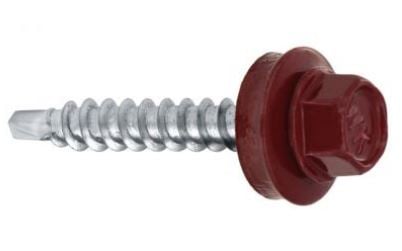 SELVBORENDE SKRUE 4,8*20MM RAL 3005 - 5,0 STO - WSB 20 3005G