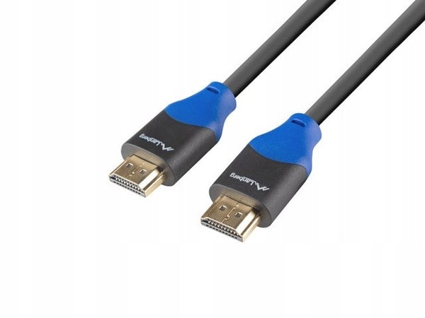 Lanberg M/M v2.0 4K HDMI-kabel i full koppar, 3m, svart låda
