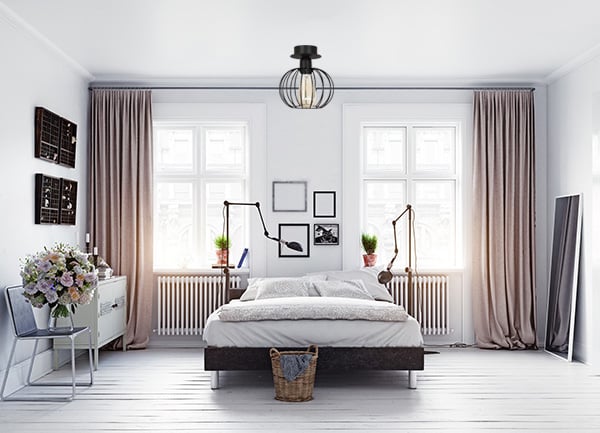 Modern taklampa Loft Edison Metall