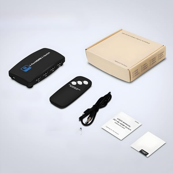 HDMI-SWITCH 2.1 3x1 SWITCH SPLITTER HDCP 2.2 4K120HZ 8K 240HZ