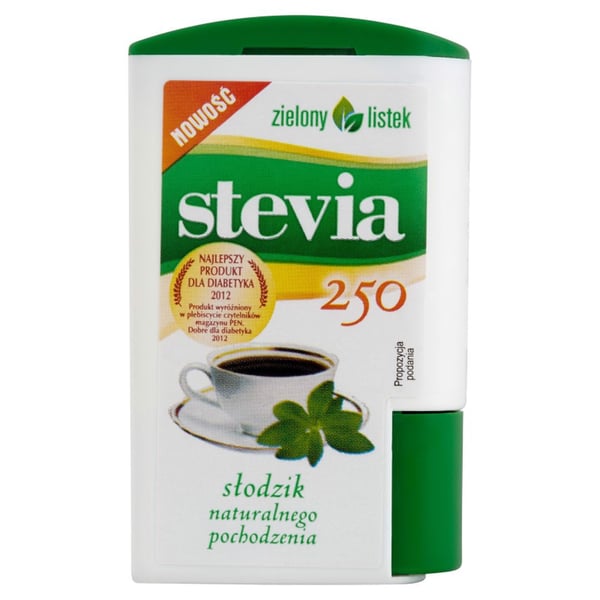 Luonnollista alkuperää oleva vihreän lehden steviamakeutusaine 13,8 g (250 tablettia)